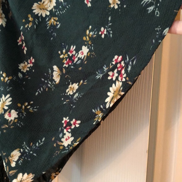 BloomChic maxi dress with smocked top flutter sleeve lined Sz 22/24 TT - Picture 6 of 8